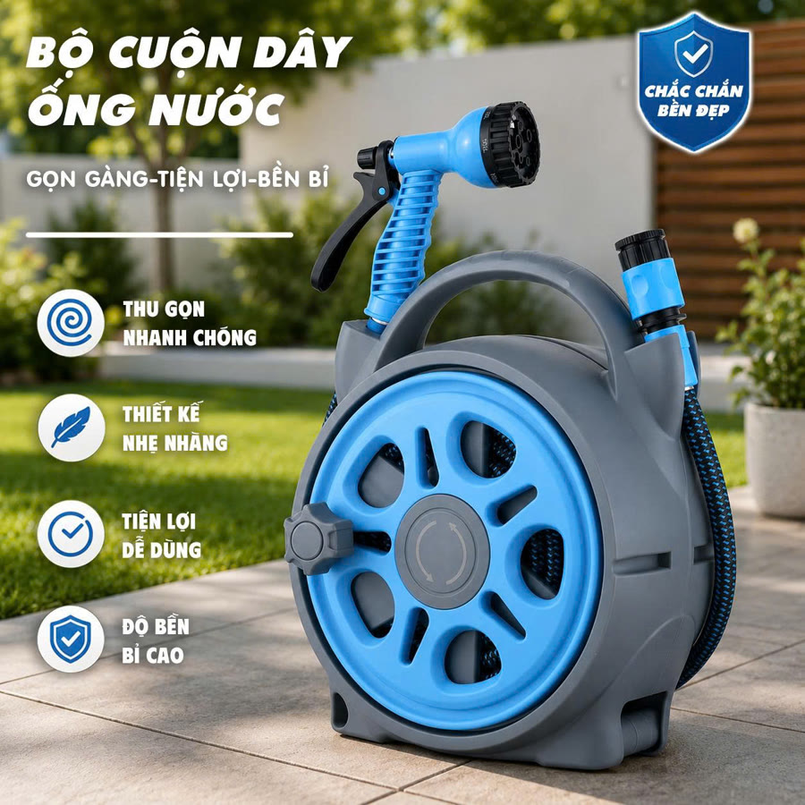 Bộ cuộn dây tưới kín 3 lớp