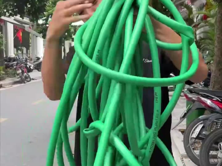 Dây tưới thường rối thành búi