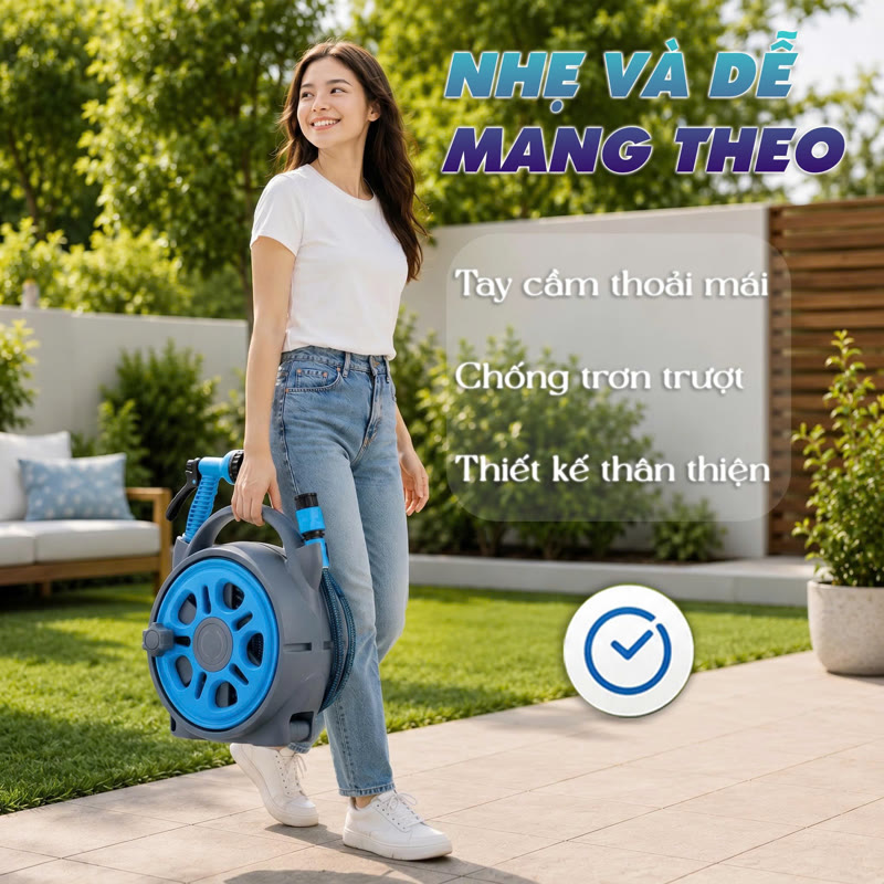 Nhẹ và dễ mang theo